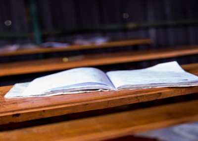 book on desk