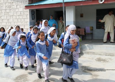 Girls in playground, Pakistan