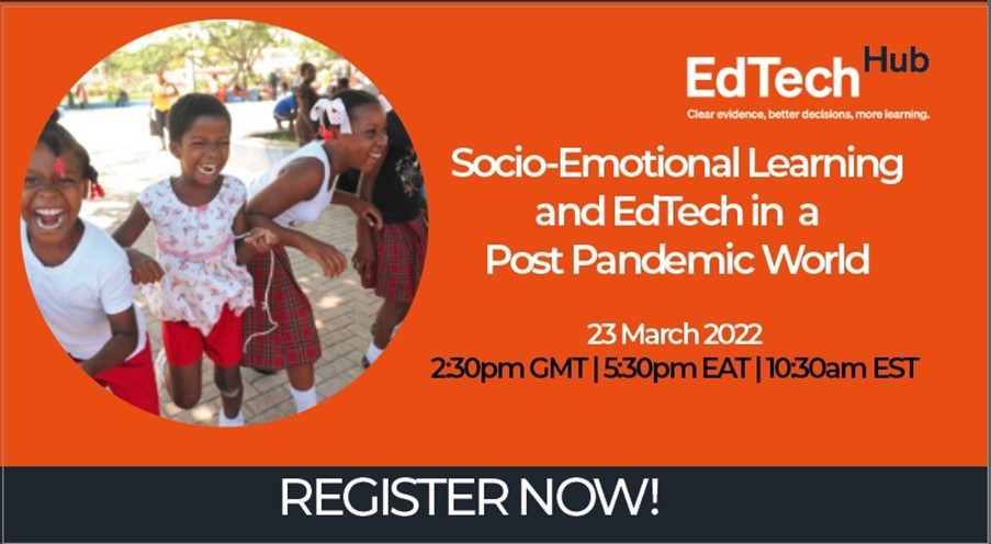 Socio-emotional Learning and EdTech in a Post-pandemic World