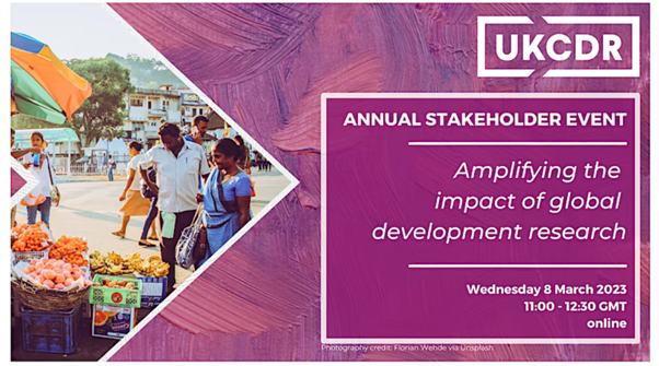 UKCDR Annual Stakeholder Event: 'Amplifying the impact of global development research'