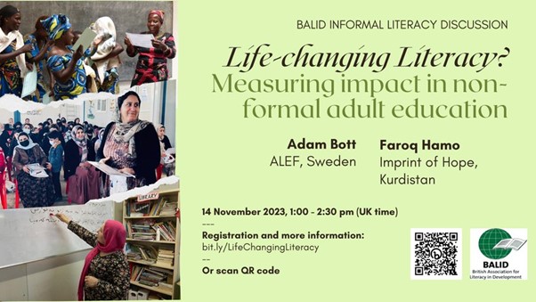 Life-changing Literacy? Measuring impact in non-formal adult education