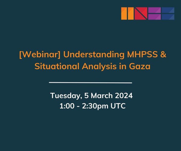Understanding mental health and psychosocial support and situational analysis in Gaza