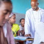 A teacher in class at Yirba Yanase Primary and Secondary School in Hawassa, Ethiopia.