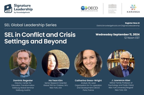 SEL in Conflict & Crisis Settings and Beyond