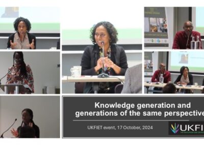 Montage of the speakers during the Knowledge generation and generations of the same perspectives event 17 October 2024