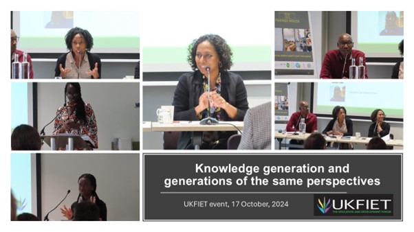 Montage of the speakers during the Knowledge generation and generations of the same perspectives event 17 October 2024