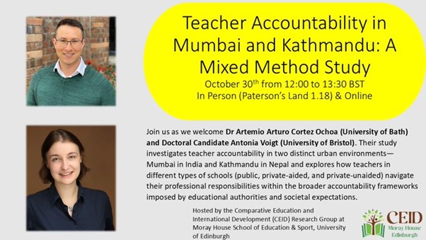 Teacher Accountability in Mumbai and Kathmandu: A Mixed Method Study