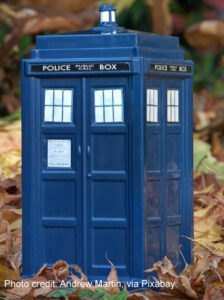 Photo of Dr Who’s tardis