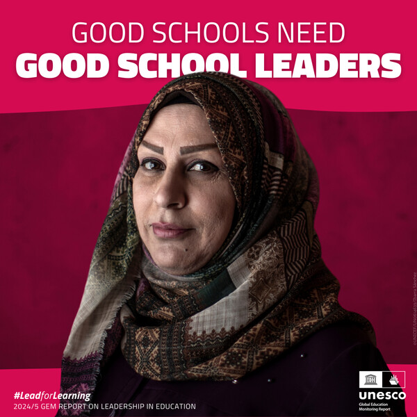 Cover image for UNESCO GEM Report 2024/25 on Leadership in Education