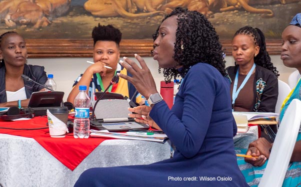 Researchers at the ‘Enhancing Africa-led research on ECD and FL workshop’, Nairobi.