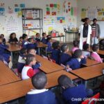 A primary classroom at Kokebe School, Addis Ababa, Ethiopia