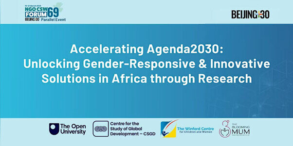 Accelerating Agenda2030: Unlocking Gender-Responsive Innovative Solutions