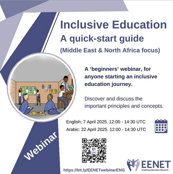 [EENET webinar] Inclusive Education: A quick-start guide (Middle East and North Africa focus)